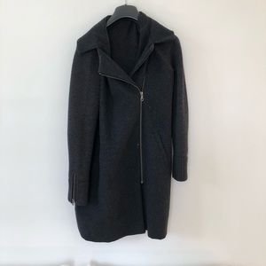 Joie charcoal Wool Coat